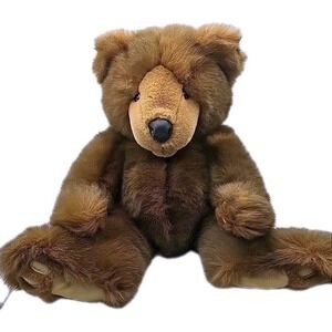 Russ Berrie Great Grizzly Bear 18" Vintage‎ 1990s Plush Stuffed Animal #4145